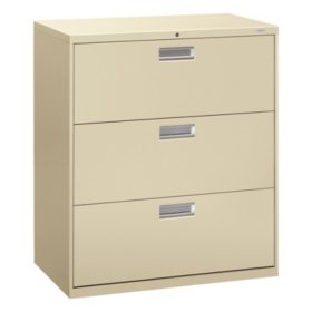 Hon 600 Series Three Drawer Lateral File 36w X 18d X 39 13h