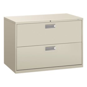 HON 600 Series Two-Drawer Lateral File, 42w x 18d x 28h, Assorted Colors