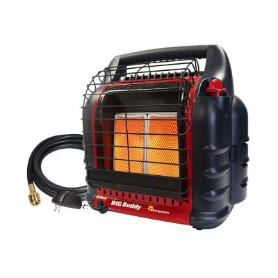 Portable Radiant Big Buddy Heater with Hose and Adapter