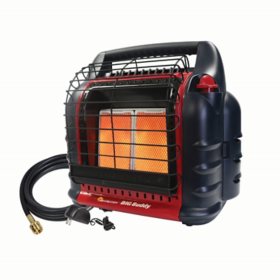 Portable Radiant Big Buddy Heater with Hose and Adapter