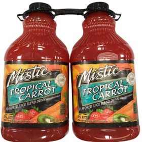 Mistic Tropical Carrot Juice Blend Drink, 64 oz., 2 pk.