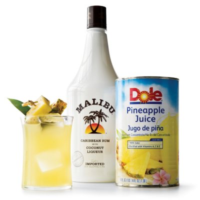 Malibu Coconut Rum With Pineapple Juice 1 75 L Sam S Club