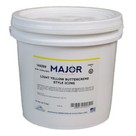 Major DecoCremes Icing, Light Yellow (14 lbs.)