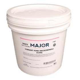 Major DecoCremes Icing, Pink (14 lbs.)
