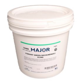 Major DecoCremes Icing, Vibrant Green 14 bs.