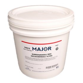 Major DecoCremes Icing, Red 14 lbs.