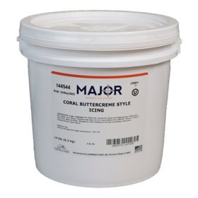 Major DecoCremes Icing, Coral 14 lbs.