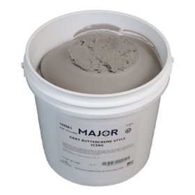 Major DecoCremes Icing, Grey 14 lbs.