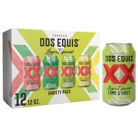 Dos Equis Lime and Salt Variety Pack Mexican Lager Beer (12 fl. oz. can, 12 pk)