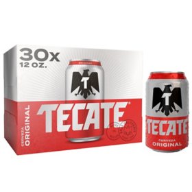 Tecate Original Mexican Lager Beer (12 fl. oz. can, 30 pk.)