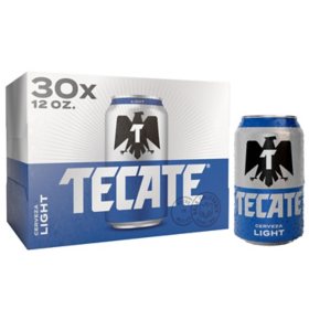 Tecate Light Mexican Lager Beer 12 fl. oz. can, 30 pk.