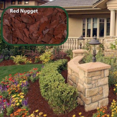 BEEST Premium Mulch & Rock Glue has me up at night 🤩😛 #landscape  #landscaping #garden #diy #lawn 