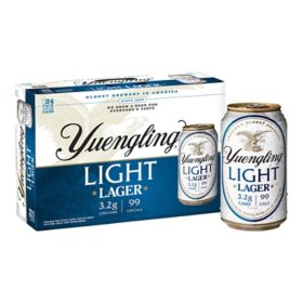 Yuengling Light Lager 12 fl. oz. can, 24 pk.