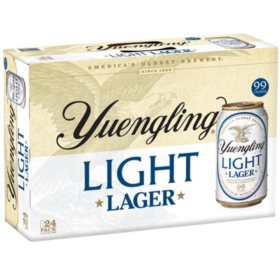 Yuengling Light Lager 12 fl. oz. can, 24 pk.