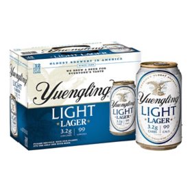 Yuengling Light Lager (12 fl. oz. can, 12 pk.)