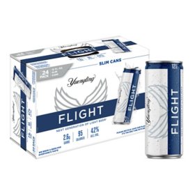 Yuengling Flight Light Lager Beer, 12 fl. oz. can, 24 pk.