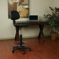 Work Smart Sculptured Seat and Back Drafting Chair