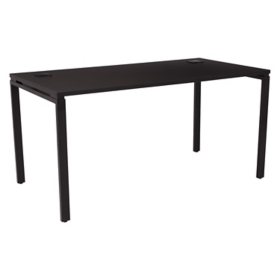 Osp Home Furnishings 60 Writing Desk With Laminate Top And Metal