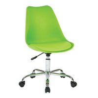 OSP Home Furnishings Emerson Office Chair with Pneumatic Chrome Base, Various Colors