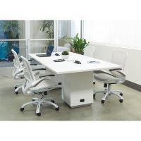 OSP Home Furnishings Riley Office Chair with White Mesh Seat and Back