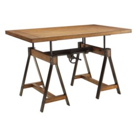 Inspired By Bassett Crank Style Project Table Walnut Sam S Club