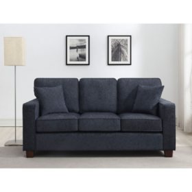 Ave Six, Upholstered Russell 3-Seater Sofa, Assorted Colors