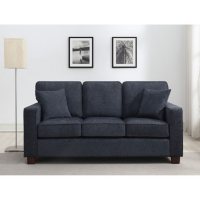 Ave Six, Russell 3-Seater Sofa - Navy