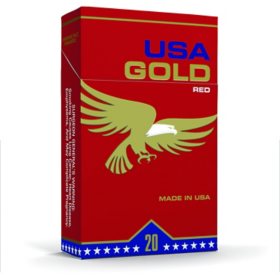 USA Gold Red King Box 20 ct., 10 pk.