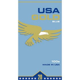 USA Gold Blue 100s Soft Pack 20 ct.,10 pk.
