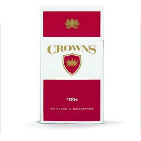 Crowns Red 100 Box Cigarettes, 20 ct., 10 pk.