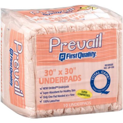 First Quality® Prevail® Underpads Sam's Club