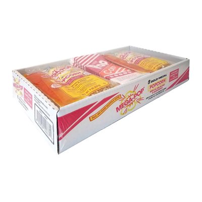  Gold Medal Mega Pop Popcorn Kit 8 oz produce Butter like  Flavored Popcorn OU Kosher (4) : Grocery & Gourmet Food