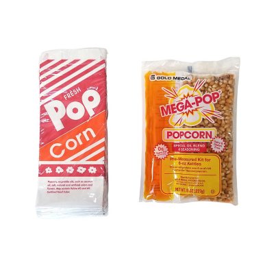 Gold Medal Mega Pop Popcorn Kit (6 oz. kit, 36 ct.) - Sam's Club