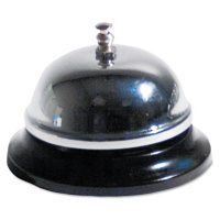Advantus - Call Bell, 3 3/8" Diameter - Brushed Nickel