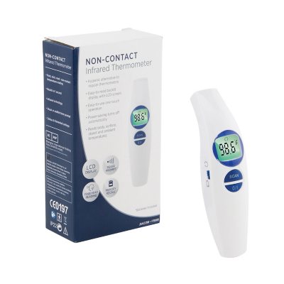 Advantus Non-Contact Infrared Thermometer- No-touch digital with Instant  Reading and Fever Alarm - Sam's Club