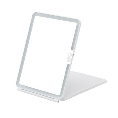 D - GloTech LED Slim Mirror with Magnifying Mirrors