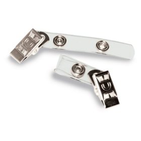 Advantus Badge Straps with Clips - 100 ct.