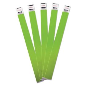 Advantus - Crowd Management Wristbands, Sequentially Numbered, Green -  500/Pack