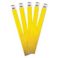 Advantus - Crowd Management Wristbands, Sequentially Numbered, Yellow -  500/Pack