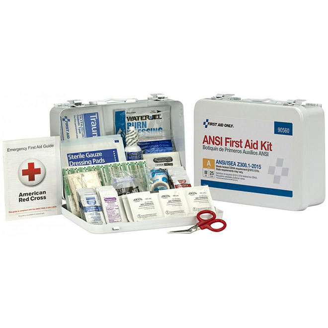 First Aid Only 25 Person Bulk ANSI A First Aid Kit