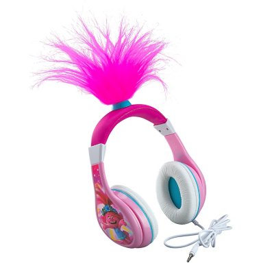 DreamWorks Trolls Kids Volume Limiting Wired Headphones - Sam's Club