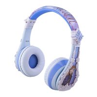 Frozen Kids Volume Limiting Bluetooth Headphones with Microphone, Rechargeable Battery and Adjustable Headband