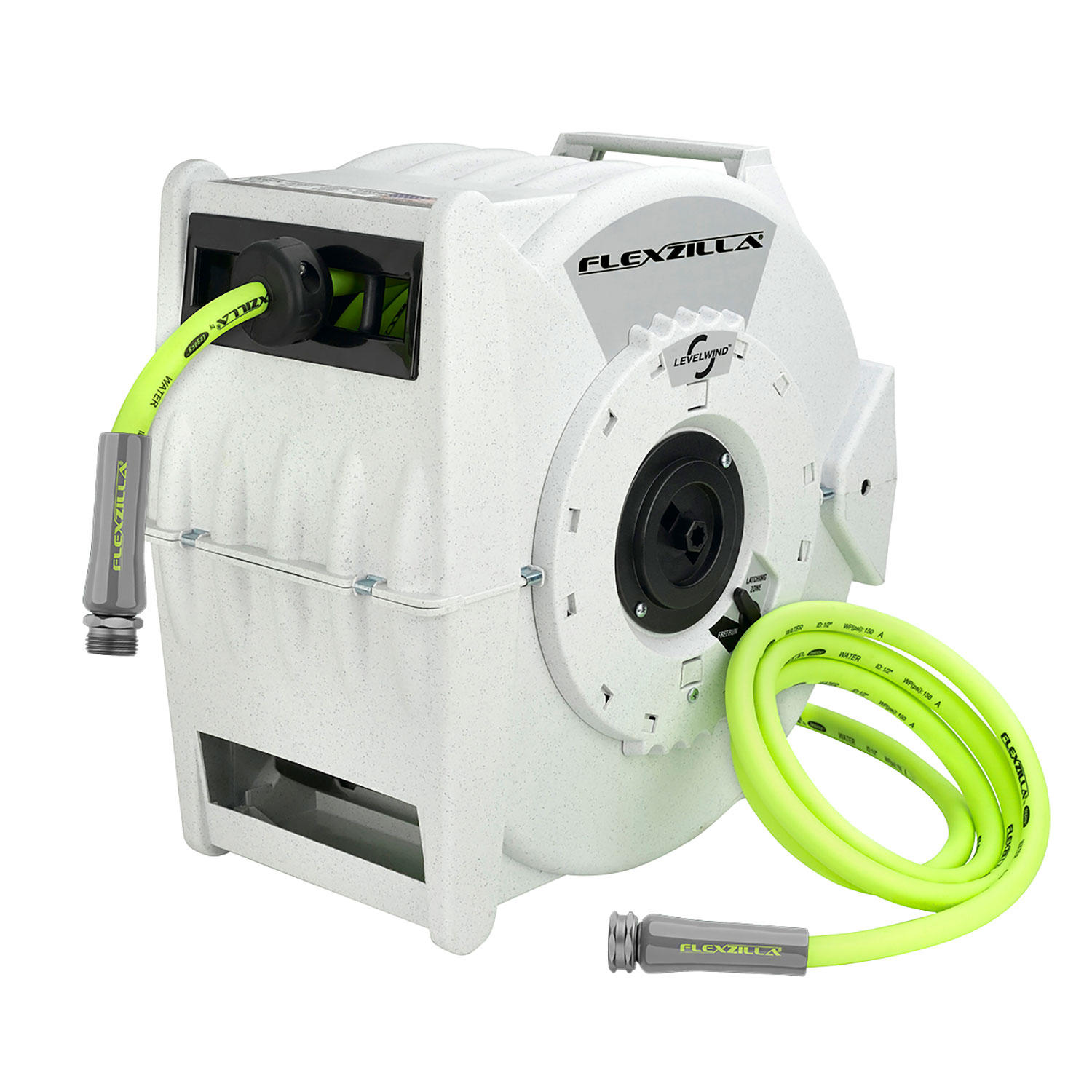 Flexzilla Retractable Water Hose Reel with Levelwind
