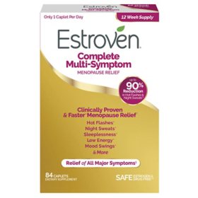 Estroven Complete Multi-Symptom Menopause Relief Caplets (84 ct.)