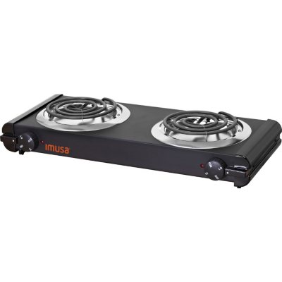 Stainless Steel Double Burner Electric Stove – Kitchen Best Helpers Sunny  Blues Inc 1811 Rees St, Ste C Num 104, Breaux Bridge, LA 70517 USA