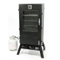 Masterbuilt 44-Inch Gas Smoker with Cover and Pack-Ins