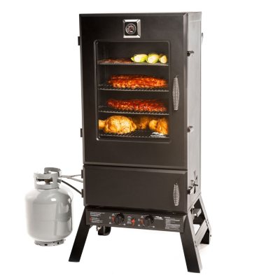 Masterbuilt 44 Inch Gas Smoker with Cover and Pack Ins Sam s Club