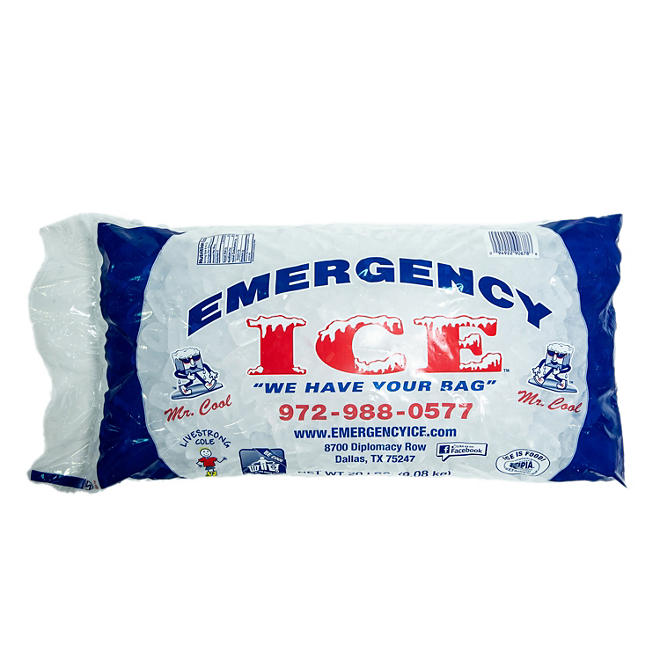Emergency Ice Bagged Ice (20 lbs.)