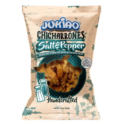 Jukiao Chicharrones Salt and Pepper, 12 oz. - Sam's Club Jukiao Chicharrones Salt and Pepper, 12 oz. - Sam's Club