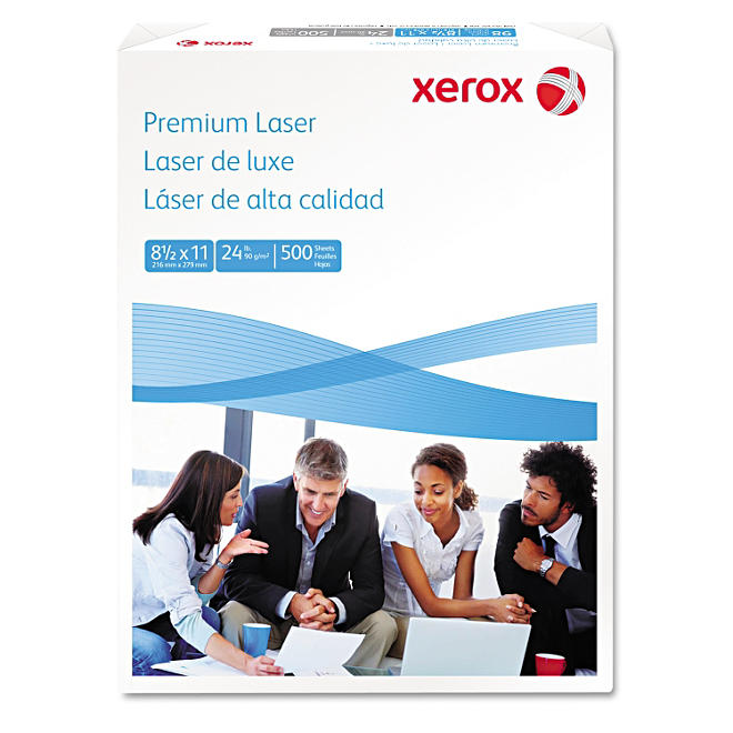 Xerox® Bold Professional Quality Paper, 98 Bright, 8 1/2 x 11, White, 500 Sheets